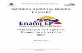 EMPRESA NACIONAL MINERA ENAMI EP · La Empresa Nacional Minera – ENAMI EP fue creada el 31 de diciembre de 2009, mediante Decreto Ejecutivo No. 203, publicado en el Registro Oficial