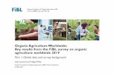 Organic Agriculture Worldwide: Key results from the FiBL ... · PDF file About this presentation There are 3 presentations summarizing the key results of the FiBL survey on organic