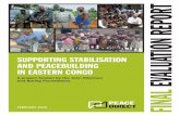 AND PEACEBUILDING IN EASTERN CONGO - Peace Direct · AND PEACEBUILDING IN EASTERN CONGO A project funded by the John Ellerman ... RPP Reflecting on Peace Practice ToC Theory of Change