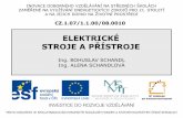 Katedra energetických strojů a zařízení - ELEKTRICKÉ STROJE A …kke.zcu.cz/about/projekty/enazp/projekty/10_Technologie... · 2016-10-04 · 2 Vnitřní elektrické rozvody