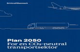 Plan 2050 For en CO₂-neutral transportsektor...kedet at finde de bedste, billigste og smarteste løs-ninger. Her kan det være en stor fordel at anvende den eksisterende infrastruktur