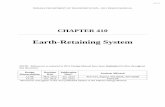 C = δ – A · 2019-08-06 · CHAPTER 410 . Earth-Retaining Systems . 410-1.0 INTRODUCTION . The intent of this chapter is to inform designers, and earthretaining-system manufacturers
