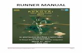 RUNNER MANUAL - Goodsportsthailand · 2016-11-14 · Runner Manual Khaoyai Half Marathon 2017 Page 3 2. ข้อมูลข่าวสาร uniquerunning facebook IG/ Goodsportsthailand