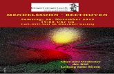MENDELSSOHN - BEETHOVEN 2015-12-09¢  2 3 PROGRAMM Felix Mendelssohn Bartholdy Erste Walpurgisnacht Op