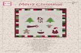 Merry Christmas - Fat Quarter Shop · Merry Christmas Using fabrics from ‘Festive Fun’ by Lynette Anderson Designs What You Need: 16” x 18” x cream tonal fabric, background