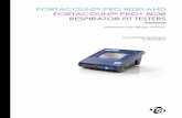 PortaCount Pro 8030 and PortaCount Pro+ 8038 …...respirator training, a fit test checks that the person has learned how to properly put on and wear a respirator without assistance.