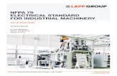 NFPA 79 ELECTRICAL STANDARD FOR INDUSTRIAL MACHINERY … · NEW CHAPTER OF NFPA 79 NOW INCLUDES CABLE THE NFPA 79 2018 Edition now makes reference to cable in Chapter 4 “General