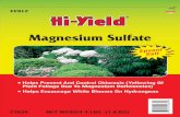 Magnesium Sulfate - Sodium Borate, Copper Sulfate, Ferrous Sulfate, Manganese Sulfate, Zinc Sulfate