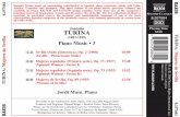 TURINA: Booklet notes in English Jordi Masó, Piano TURINAJoaquin Turina made an outstanding contribution to Spanish piano repertoire, along with Falla, Albéniz, Granados and Mompou.