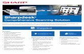 Sharpdesk Data Sheet · 2018-02-02 · Sharpdesk is an easy-to-use software application with a new user-friendly interface. With the integration of the Sharpdesk Composer and Network