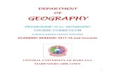 DEPARTMENT OF GEOGRAPHY SYLLABUS Geography.pdf · M.Sc. Geography, Semester-I Course Title- Geomorphology Course Code- SEE GEO 1 1 01 C 4105 Credit – 5 Course Outline Unit I Concepts