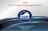 20 HCCA Safety Training Schedule Training Calendar Jan - Dec(1).pdf · PER ATTENDEE DMV Escort Vehicle Driver 8 -hour Training $ 125.00 $150.00 First Aid / CPR /AED (Spanish or English)