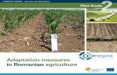 Adaptation measures in Romanian agriculturedocuments.rec.org/publications/2PilotStudyENG.pdf · Under the OrientGate project’s Thematic Centre on Forestry and Agriculture, two pilot