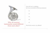 Why do musical instruments sound differentcosweb1.fau.edu/~jordanrg/LLS_2014/slides_6A.pdf• open tubes (flute, recorder penny whistle) • closed tubes (reed instruments, trumpet)