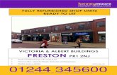FULLY REFURBISHED SHOP UNITS READY TO LET · PRESTON PR1 2NJ Newly refurbished shop units ready to let. Prime location, opposite Primark, Starbucks and Debenhams. Flexible deals available.