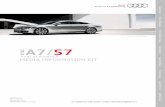 2013 Audi A7/S7 Media Information Kit...Audi of America 2013 Audi A7/S7 REVISED JULY 2012 All information subject to change For additional media queries, contact: Mark.Dahncke@audi.com