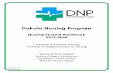 Dakota Nursing Program...Dakota Nursing Program Handbook 2019-2020 3 Dakota Nursing Program Purpose The purpose of the Dakota Nursing Program is to prepare students for nursing careers