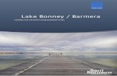 CARING FOR COUNTRY MANAGEMENT PLAN · P a g e i Acknowledgements We acknowledge that the lands surrounding and containing Lake Bonney are the traditional lands for the First Peoples