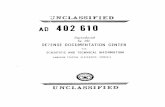 AD 402 610 - Defense Technical Information CenterAD 402 610 ~4 a DEFENSE DOCUMENTATION CENTER FOR ... with loss of circulation flow and its restoration. ... a technical proposal was