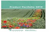 Product Portfolio 2019 - Andermatt Biocontrol...nucleopolyhedrovirus (NPV), both of which may be used as natural insecticides. Baculoviruses are safe Due to the narrow host range of