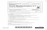 Advanced Level Core Mathematics C1 - Edexcel · Advanced Level P43134A *P43134A0128* ©2014 Pearson Education Ltd. 5/5/5/5/ Calculators may NOT be used in this examination. Instructionst