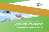Survey of healthcare workers' knowledge, attitudes and ...ECDC TECHNICAL REPORT . Survey of healthcare workers’ knowledge, attitudes and behaviours on antibiotics, antibiotic use