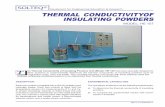 Equipment for Engineering Education & Research THERMAL ...solution.com.my/pdf/HE157(A4).pdf · allow students to experimentally determine the thermal conductivity of insulating powders
