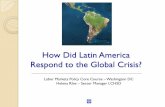 How Did Latin America Respond to the Global Crisis?siteresources.worldbank.org/SPLP/Resources/461653-1253133947335/... · How Did Latin America Respond to the Global Crisis? Labor