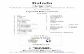 EMR 16116 Balada WB Score version Milan...Balada Clarinet Solo Wind Band / Concert Band / Harmonie / Blasorchester / Fanfare Arr.: Jan Sedlak Ciprian Porombescu EMR 16116 st Print