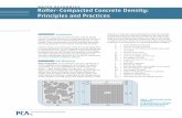 Roller-Compacted Concrete Density: Principles and Practices · of testing procedures for both laboratory and field density that is representative of in-place conditions. Several test