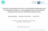 Towards Automated Process and Workflow Management: A ... · A Feasibility Study on Tool-Supported and Automated ... System Design Operation Electrical Engineer Software Engineer Software