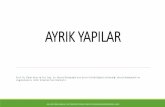 AYRIK YAPILAR · AYRIK YAPILAR Prof. Dr. Ömer Akın ve Yrd. Doç. Dr. Murat Özbayoğlu’nun Çeviri Editörlüğünü üstlendiği «Ayrık Matematik ve Uygulamaları» isimli