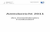 des Gemeinderates Frenkendorf · 2019-01-21 · 7 2.3 Geschäftsprüfungskommission Die Geschäftsprüfungskommission hat ihren Amtsbericht für die Prüfungsperiode 2010/2011 als