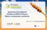 Experiencias de investigación Formativa con MNP en Panamá y · hijos requiere cuidar una serie de pasos durante el diseño e implementación de los programas (Cf. implementation