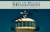 CITY OF BILOXI MISSISSIPPIppi.stormsmart.org/docs/ppi-biloxi-draft.pdf · forming a single jurisdiction PPI. In doing so, Biloxi has assembled its outreach activities, opportunities,
