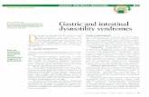 Gastric and intestinal dysmotility syndromes...Gastric and intestinal dysmotility syndromes Rule out mechanical obstruction before considering a diagnosis of gastroparesis D isorders