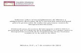 Informe sobre el incumplimiento de México a obligaciones … · 2015-01-29 · Informe sobre el incumplimiento de México a obligaciones derivadas de la Convención internacional