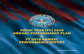 FISCAL YEAR (FY) 2020 ANNUAL PERFORMANCE PLAN FY …performance goals and targets for the period starting October 1, 2018. The APP includes updated goals and targets for FY 2019, as