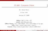 CS 682: Computer Visionzduric/cs682/Slides/cs682_Introduction.pdfDr. Zoran Duric (CS Dept. GMU) CS 682: Computer Vision 12/ 16January 27, 2009 12 / 16 Introduction Image representation