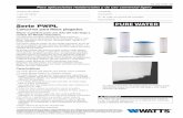 Serie PWPL PURE WATERmedia.wattswater.com/ES-WQ-PWPL-SP.pdfcartuchos de profundidad, como los bobinados, hilados, Melt Blown y resinados. Como resultado, es posible lograr mayores
