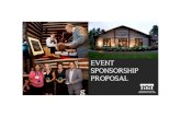 EVENT SPONSORSHIP PROPOSAL...In-Kind Sponsorship* We also welcome your business to consider sponsoring a specific event feature, such as the event band, special guest travel, beverages,