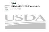 Crop Production Historical Track Records 04/13/2017...Crop Production Historical Track Records (April 2017) 5 USDA, National Agricultural Statistics Service PREFACE These track records