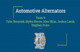 Tyler Borysiak, Myles Moore, Alex Sklar, Joshua Lamb, Stephen … · 2015-12-10 · - Locomotive Alternators - Power for electric traction motors - Radio Alternators. Automotive Alternator