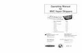 Operating Manual for MVE Vapor Shippersfiles.chartindustries.com/11562640-U_MVE_VAPOR_SHIPPER...Operating Manual for MVE Vapor Shippers CHART INC. 2200 Airport Industrial Dr., Ste