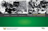 Pilot evaluation of transformation status of rugby ... · rUGBY cricKet NetBALL A thLetics FootBALL A transformation status report, 213. This report is the beginning of our swift