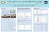 Emissions of volatile organic compounds (VOCs) from wildfires and agricultural burning ... · 2015-06-18 · Emissions of volatile organic compounds (VOCs) from wildfires and agricultural