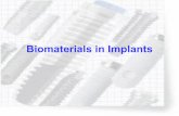 Biomaterials in Implantsusers.fs.cvut.cz/libor.benes/vyuka/nanobiomaterialy/eng...8th August 2006 Biomaterials in Implants - Dr Shilpi Gilra4 • Tooth loss from disease has always