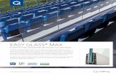 EASY GLASS® MAX · YOUR CHOICE IN RAILING SYSTEMS EASY GLASS® MAX El perfil más resistente de todos los tiempos Si desea una balaustrada de vidrio con resistencia máxima, peso