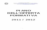 ITT Artemisia Gentileschi - PIANO DELL¢â‚¬â„¢OFFERTA 2012-03-25¢  ITT ARTEMISIA GENTILESCHI . Via Natta,