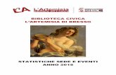 BIBLIOTECA CIVICA · PDF file 2019-05-03 · La passione di Artemisia Libri su Artemisia Gentileschi in occasione della donazione dell'opera d'arte dei carcerati di Bollate 15 Per